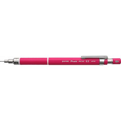 Механический карандаш Protti PRC105 vivid с прочным стержнем 0,5 мм, красный, Penac