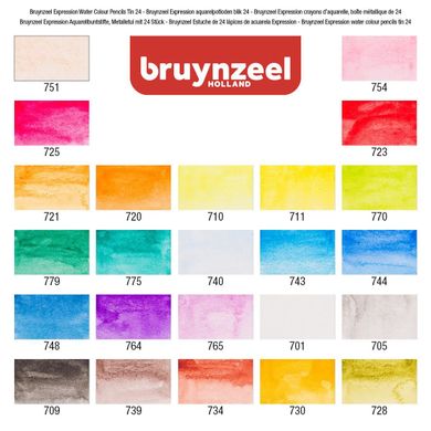 Набор акварельных карандашей EXPRESSION 24 штуки, Bruynzeel