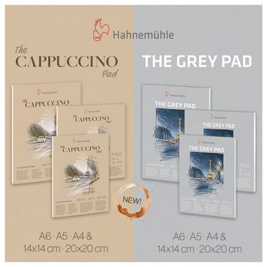 Альбом The Cappuccino Pad А6, 10,5х14,8 см, 120 г/м², 30 аркушів, Hahnemuhle