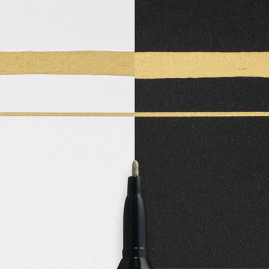 Маркер Pen-Touch Золото, тонкий (Fine) 1 мм, Sakura