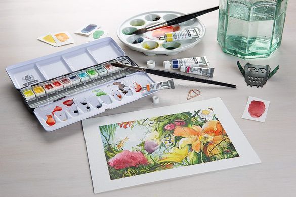 Краска акварельная Schmincke Horadam Aquarell 15 мл Lemon Yellow 215