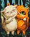 Картина по номерам Котики Близнецы &copy; Марианна Пащук, 40х50 см, Brushme BS54086 фото 1 с 2
