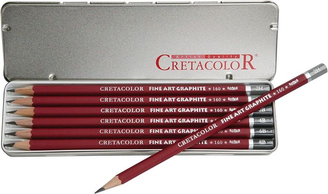 Набор графитных карандашей Cleos 6 штук, Cretacolor
