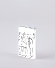 Блокнот Graphic S, Friends by Myriam Beltz, 10,8x15 cм, 120 г/м², 88 листов, Nuuna