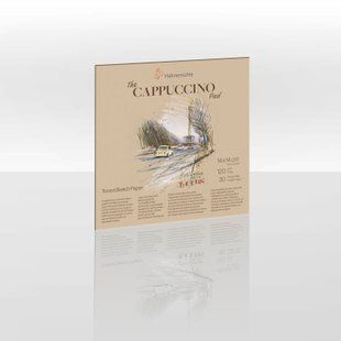 Альбом The Cappuccino Pad, 14х14 см, 120 г/м&sup2;, 30 листов, Hahnemuhle