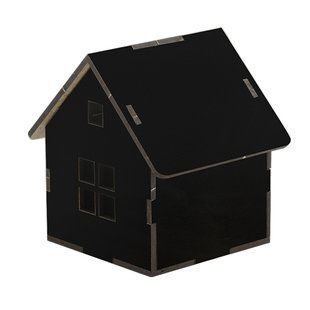 Заготовка для декорування Будиночок 6 №109, 7,5х7,5х8,5 см, МДФ, Fabrika Decoru