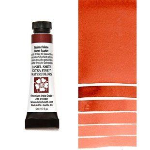 Фарба акварельна Daniel Smith 5мл Quinacridone Burnt Scarlet