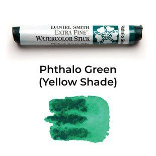 Стик акварельний Daniel Smith Phthalo Green (Yellow Shade)