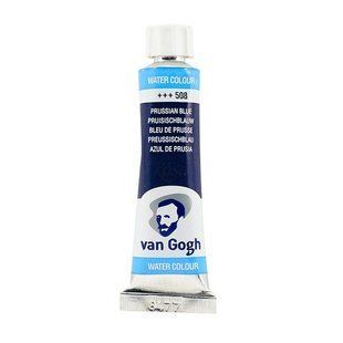 Краска акварельная Van Gogh (508), Прусская лазурь, туба, 10 мл, Royal Talens