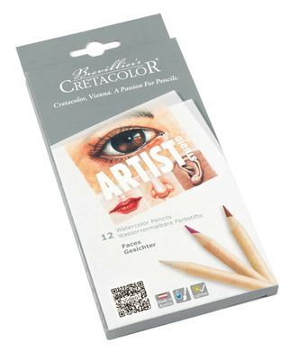 Набір акварельних олівців Artist Studio Line Портрет 12 штук, Cretacolor