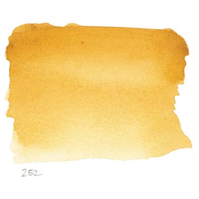 Краска акварельная L'Aquarelle Sennelier Охра желтая №252 S1, 10 мл, туба