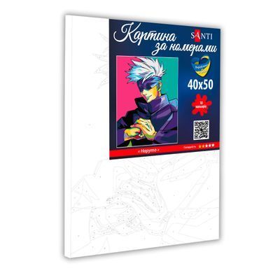 Картина за номерами Герой Аніме, 40х50 см, Santi