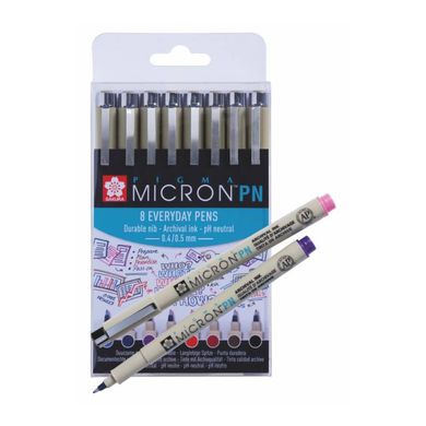 Набір ручок Pigma Micron PN, 8 штук, Sakura