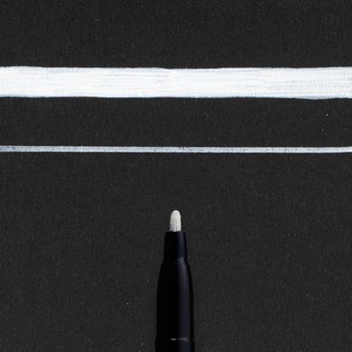 Маркер Pen-Touch Белый, тонкий (Fine) 1 мм, Sakura