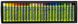 Набор масляной пастели Mini Artist 25 цветов, MOPS-25, MUNGYO 8804819014041 фото 3 с 3