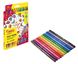 Набор разноцветных фломастеров JOVI с двумя наконечниками 12 штук 1512 фото 3 с 4