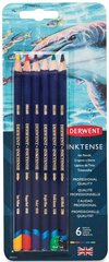 Набір чорнильних олівців Inktense, 6 штук, Derwent