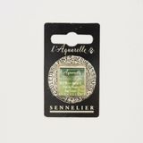 Акварельна фарба Sennelier, півкювета, S1, Соковитий зелений (Sap Green)