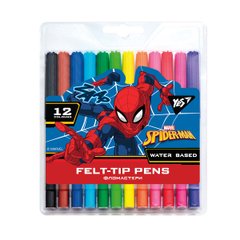 Фломастери Marvel Spiderman, 12 кольорів, YES
