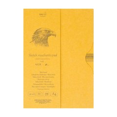 Альбом-склейка для ескізів у папці Authentic Kraft А4, 90 г/м2, 60 аркушів, коричневий, Smiltainis