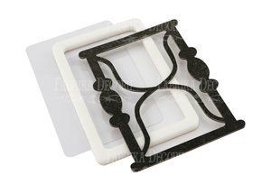 Заготовка для шейкера Песочные часы, 8,4x11,6 см, черный, Fabrika Decoru