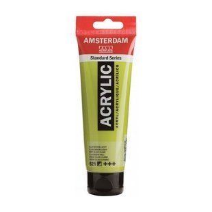 Фарба акрилова AMSTERDAM, (621) Оливковий зелений світлий, 120 мл, Royal Talens