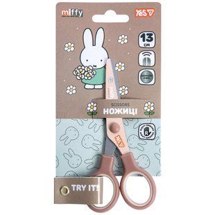 Ножницы Yes Miffy, 13 см, с принтом на лезвии
