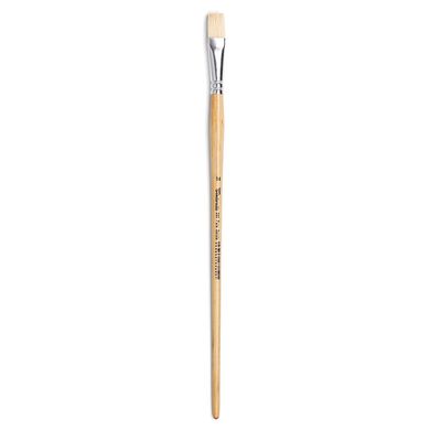 Кисть щетина плоская 382 Pura Setola, №0, длинная ручка, Tintoretto