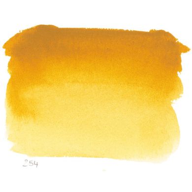 Краска акварельная L'Aquarelle Sennelier Охра желтая светлая №254 S1, 10 мл, туба