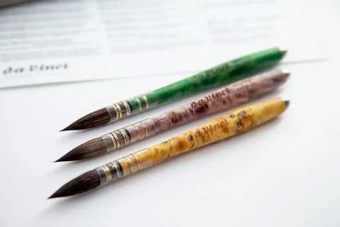 Da Vinci Petit Gris Squirrel Quill Brushes