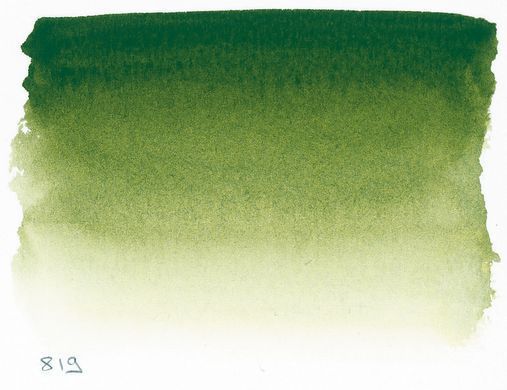 Акварельна фарба Sennelier, півкювета, S1, Соковитий зелений (Sap Green)