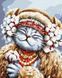 Картина за номерами Киця Зима &copy;Маріанна Пащук, 40х50 см, Brushme PBS53412 зображення 1 з 2
