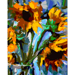 Картина за номерами Букет соняшників, © maryna_hryhorenko__, 40х50 см, Santi