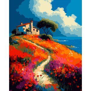 Картина по номерам SANTI Итальянская вилла, 40x50 см