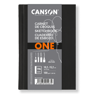 Блокнот для рисунка Art Book One PORTRAIT, 100 г/м2, 98 листов, белый цвет, Canson