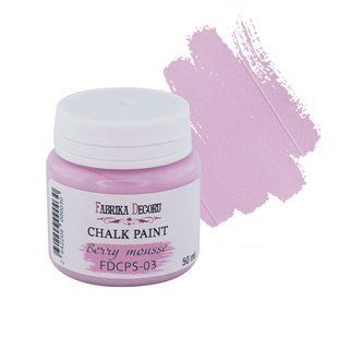 Крейдяна фарба Chalk Paint Ягідний смузі, 50 мл, Fabrika Decoru