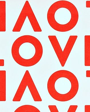 Блокнот Graphic S, Love, 10,8x15 см, 120 г/м², 88 аркушів, Nuuna