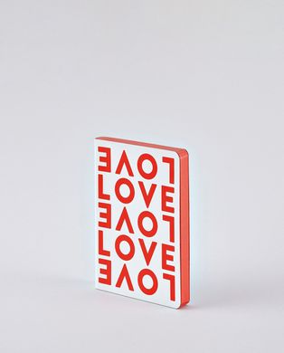 Блокнот Graphic S, Love, 10,8x15 см, 120 г/м², 88 аркушів, Nuuna