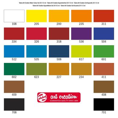 Набор акварельных красок ArtCreation 24x12 мл, Royal Talens