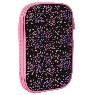 Пенал мягкий с LED Yes, Pink Bear, PH-35