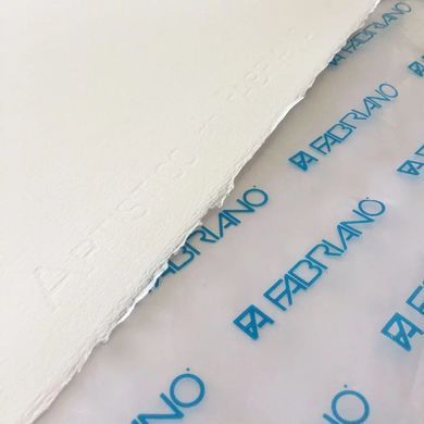 Папір акварельний Artistico Traditional White, В2 56х76 см, 300г/м2, 100% бавовна, дрібне зерно, 4 обірваних краї, Fabriano