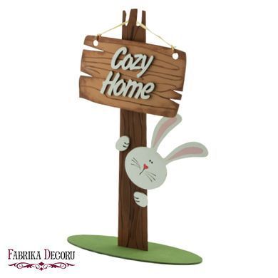Заготовка для декорирования Cozy Home 2 №134, 30х30х30,5 см, МДФ, Fabrika Decoru