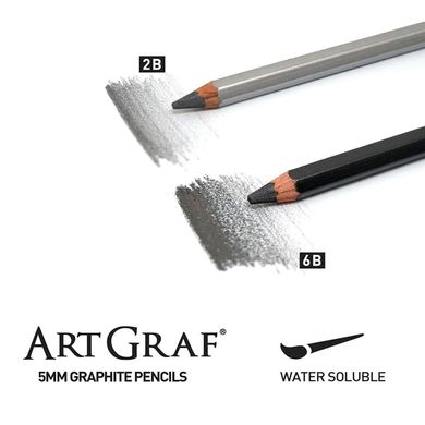 Водорозчинний олівець Viarco ArtGraf 5 мм 2B