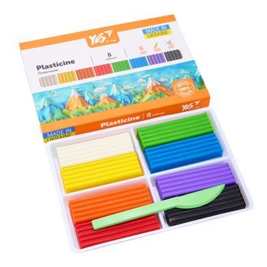 Пластилин Orange Line, 160 г, 8 цветов, Yes
