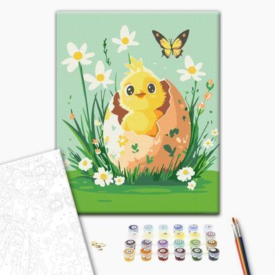 Картина по номерам Цыпленок, 30х40 см, Brushme