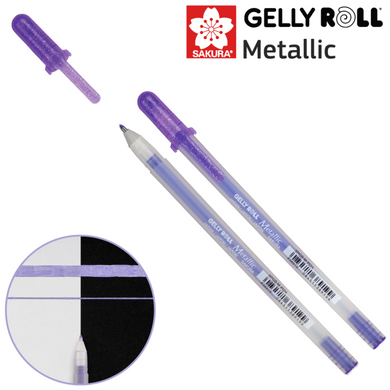 Ручка гелева, Metallic, Фіолетовий, Sakura