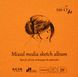 Альбом Authentic Mixed Media Layflat, 14x14 см, 200 г/м2, 32 аркуші, Smiltainis 4770644588900 зображення 1 з 4