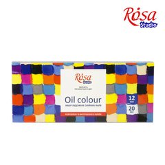 Набор масляных красок 12x20 мл, ROSA Studio