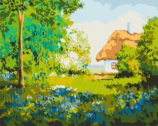 Картина за номерами Літо в селі, 40x50 см, Brushme