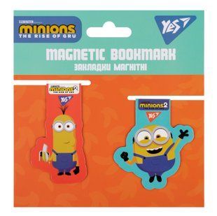 Набор закладок магнитных Minions, 2 штуки, Yes